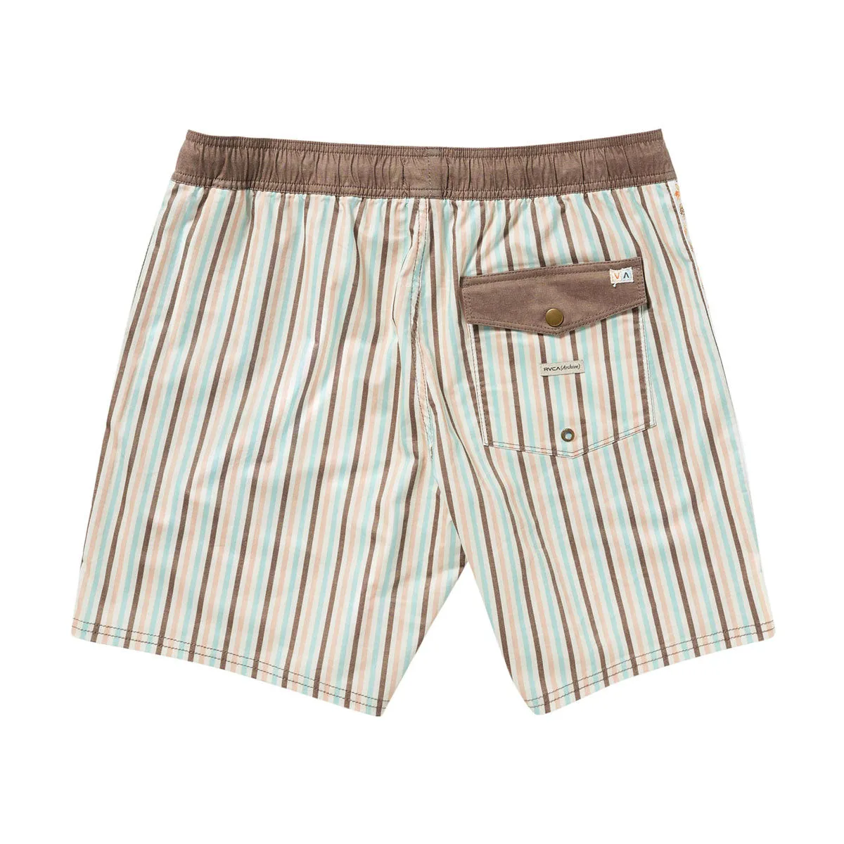 RVCA Jacobs Archive Strp Elastic 17 Boardshorts - Multi Casual Active