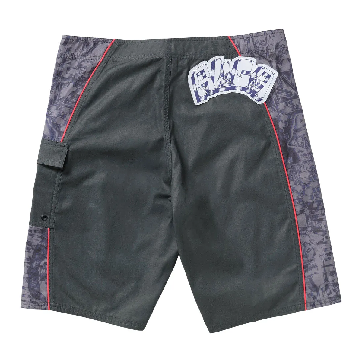 Quick Comfort Hidden Pocket System RVCA Jesse Barba 21 Boardshorts - Black