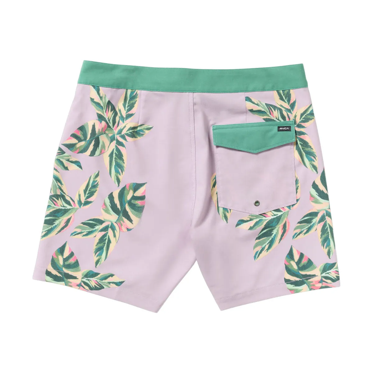 Fashion Stretch Smart Look RVCA Palm Street 16 Boardshorts - Pink