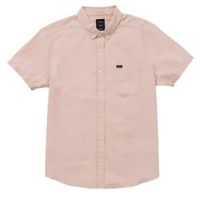 RVCA Thatll Do Dobby Shirt - Peach Unisex style Inner Layer