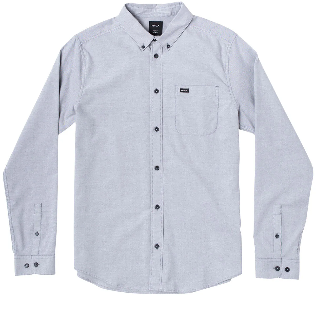 RVCA That'll Do Stretch Long Sleeve Shirt - Pavement Tall friendly