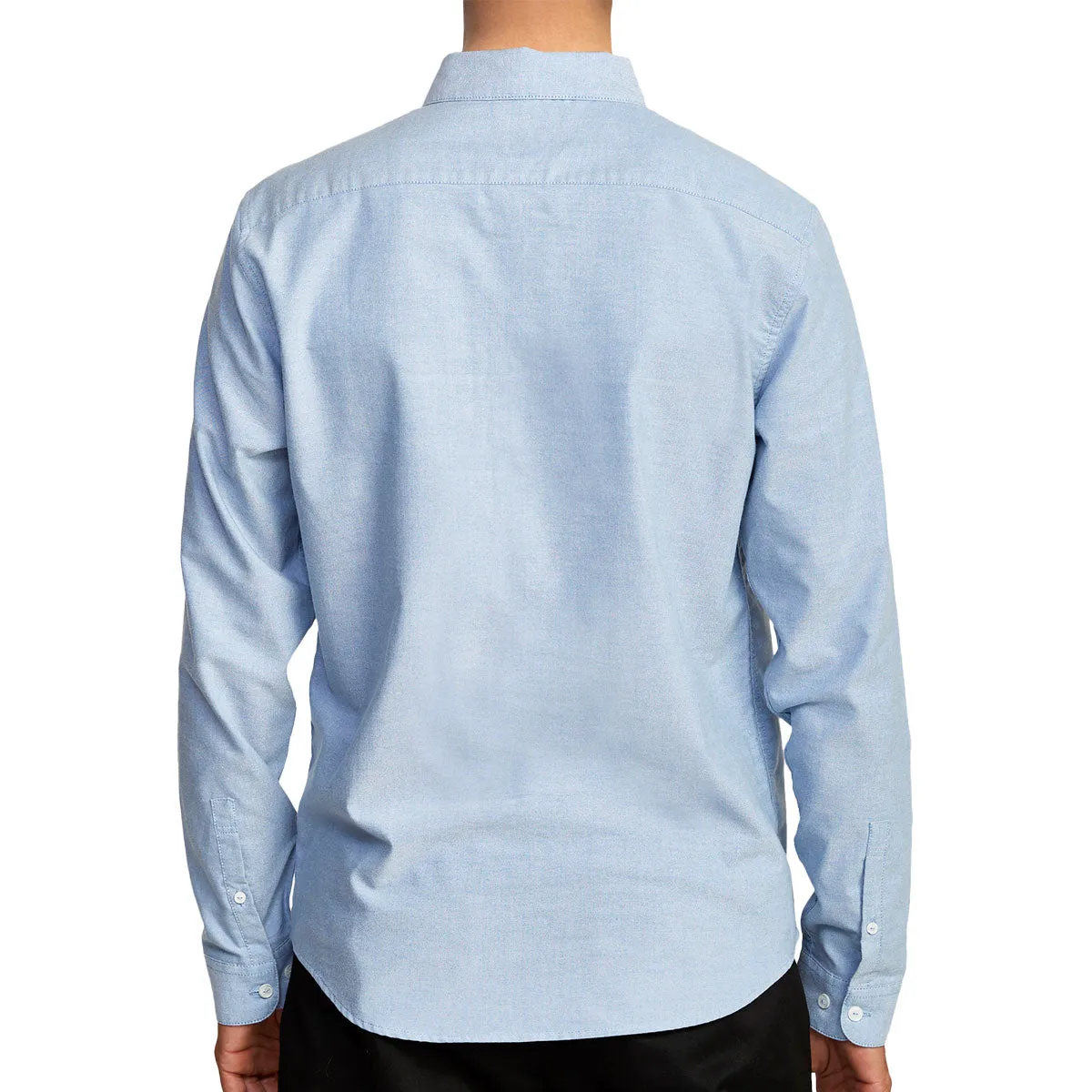 RVCA Thatll Do Stretch Long Sleeve Woven Shirt - Oxford Blue Comfort-First Warm Insulation