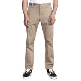RVCA The Weekend Stretch Pants - Dark Khaki 2 Sweat Wicking Lining
