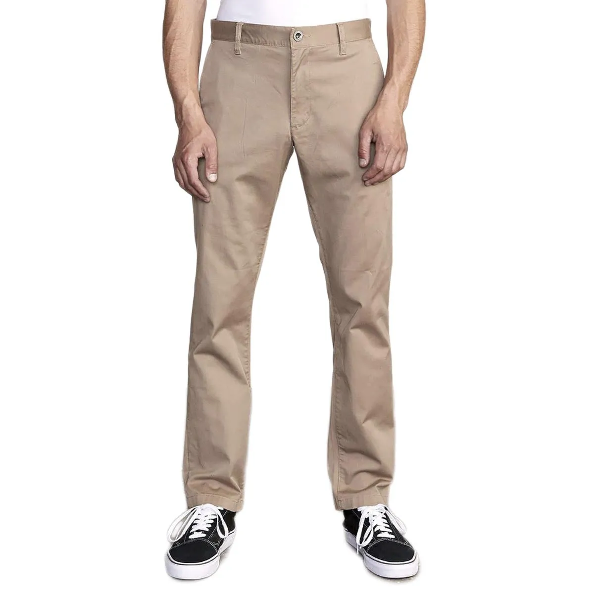 RVCA The Weekend Stretch Pants - Dark Khaki 2 Sweat Wicking Lining