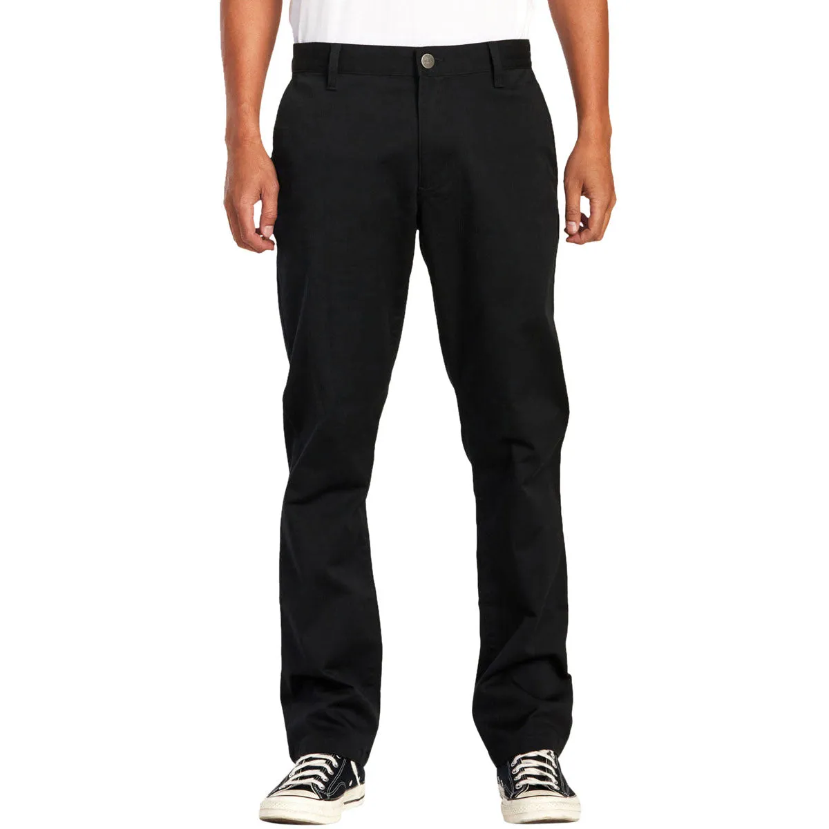 RVCA The Weekend Stretch Pants - New Black Tear Resistant Design