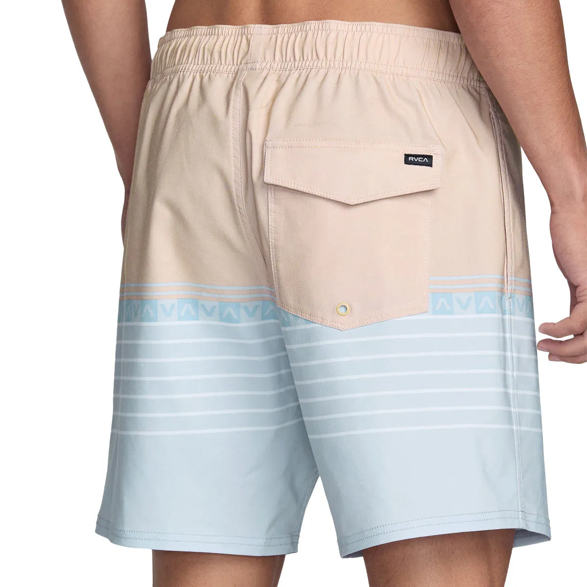 Classy Fit Clean Lines RVCA Va Atlas Elastic 17 Boardshorts - Apricot