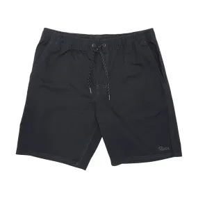 odor - absorbing Rubberized Waistband RVCA Weekend Elastic 2 19 Shorts - Pirate Black