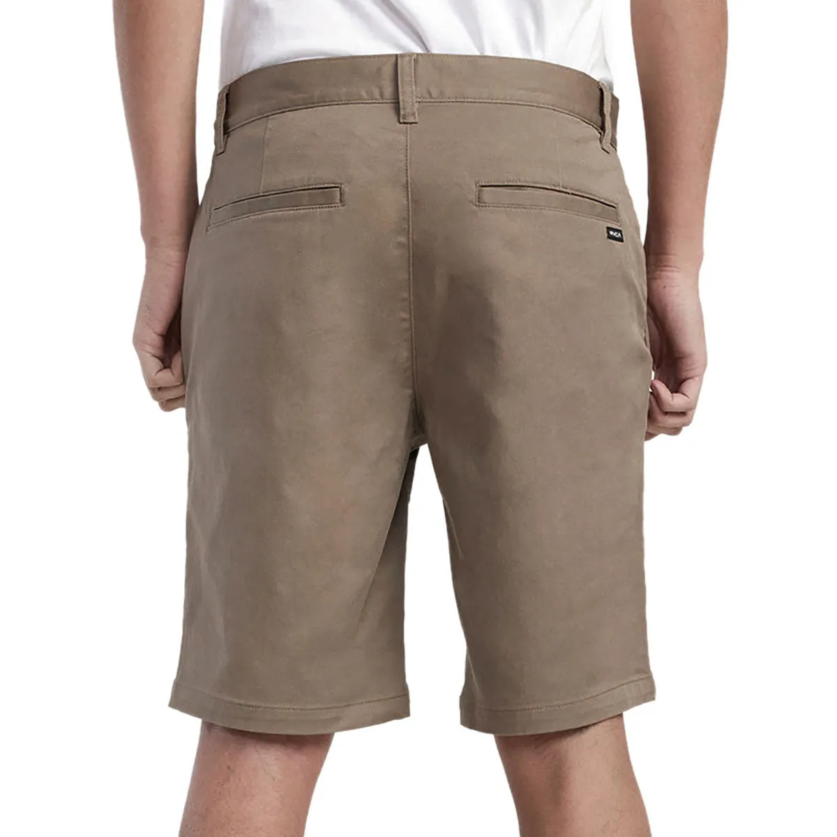 Tailored Fit RVCA Weekend Stretch Shorts - New Dark Khaki