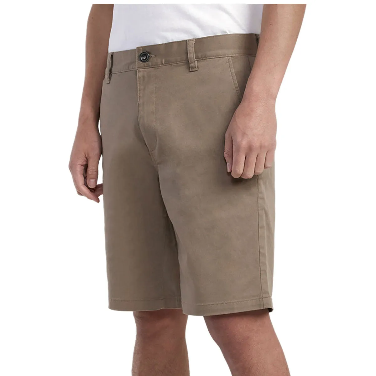 RVCA Weekend Stretch Shorts - New Dark Khaki Sport Fit
