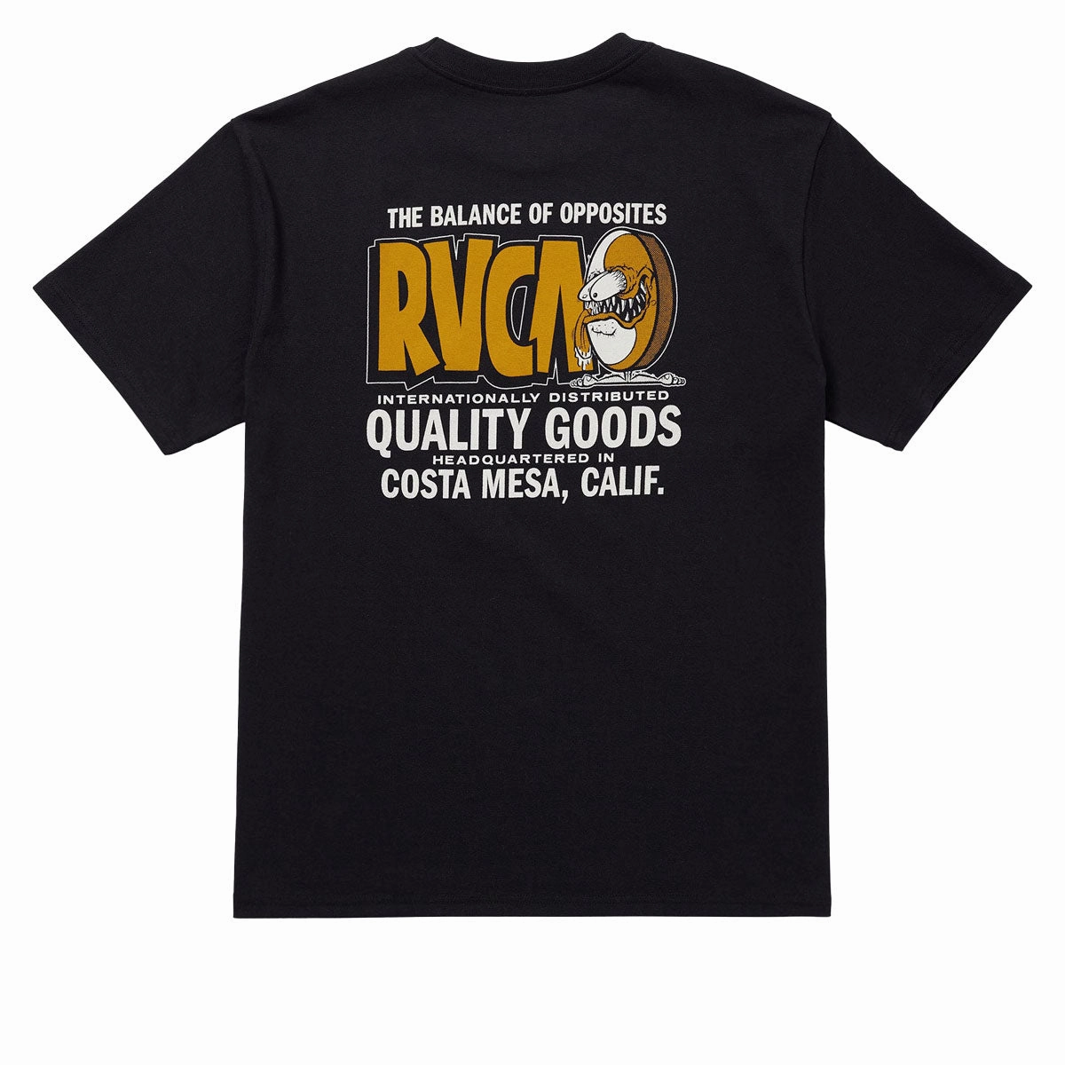 Cozy and Light RVCA Balance Fink T-Shirt - Black