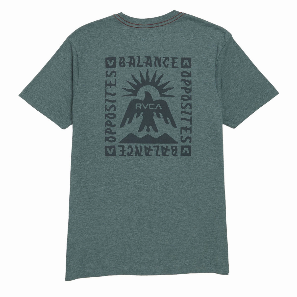 RVCA Las Cruces T-Shirt - Balsam Green Casual Layer Wear