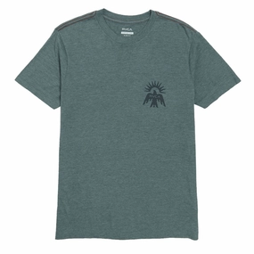 RVCA Las Cruces T-Shirt - Balsam Green NonIrritating Fabric Comfy All-Day
