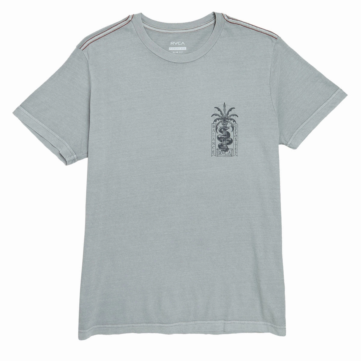Wool combination RVCA Serpent T-Shirt - Monument