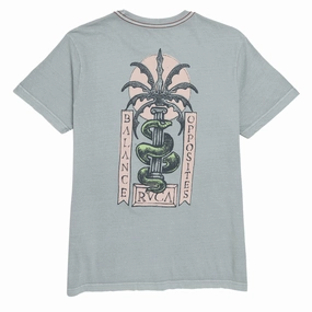 Light Casual Chic Design RVCA Serpent T-Shirt - Monument