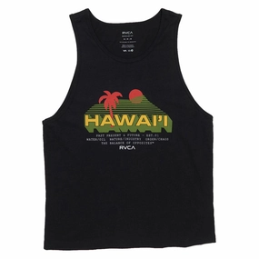 RVCA Timeless Tank Top - Black Elastic Edging Multiple colors