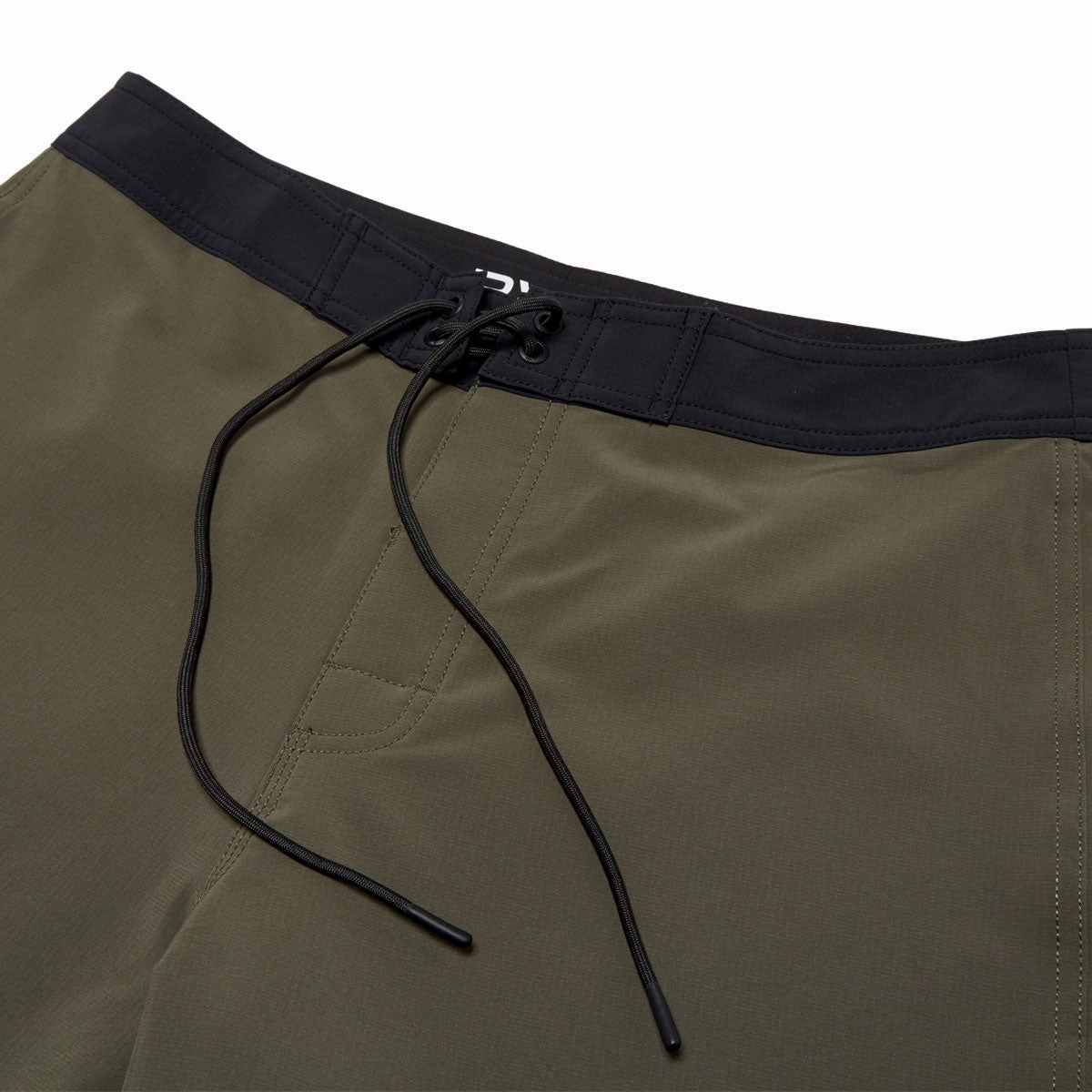 No Fuss Fit Comfort Fit Wear RVCA VA Solid Boardshorts - Fatigue