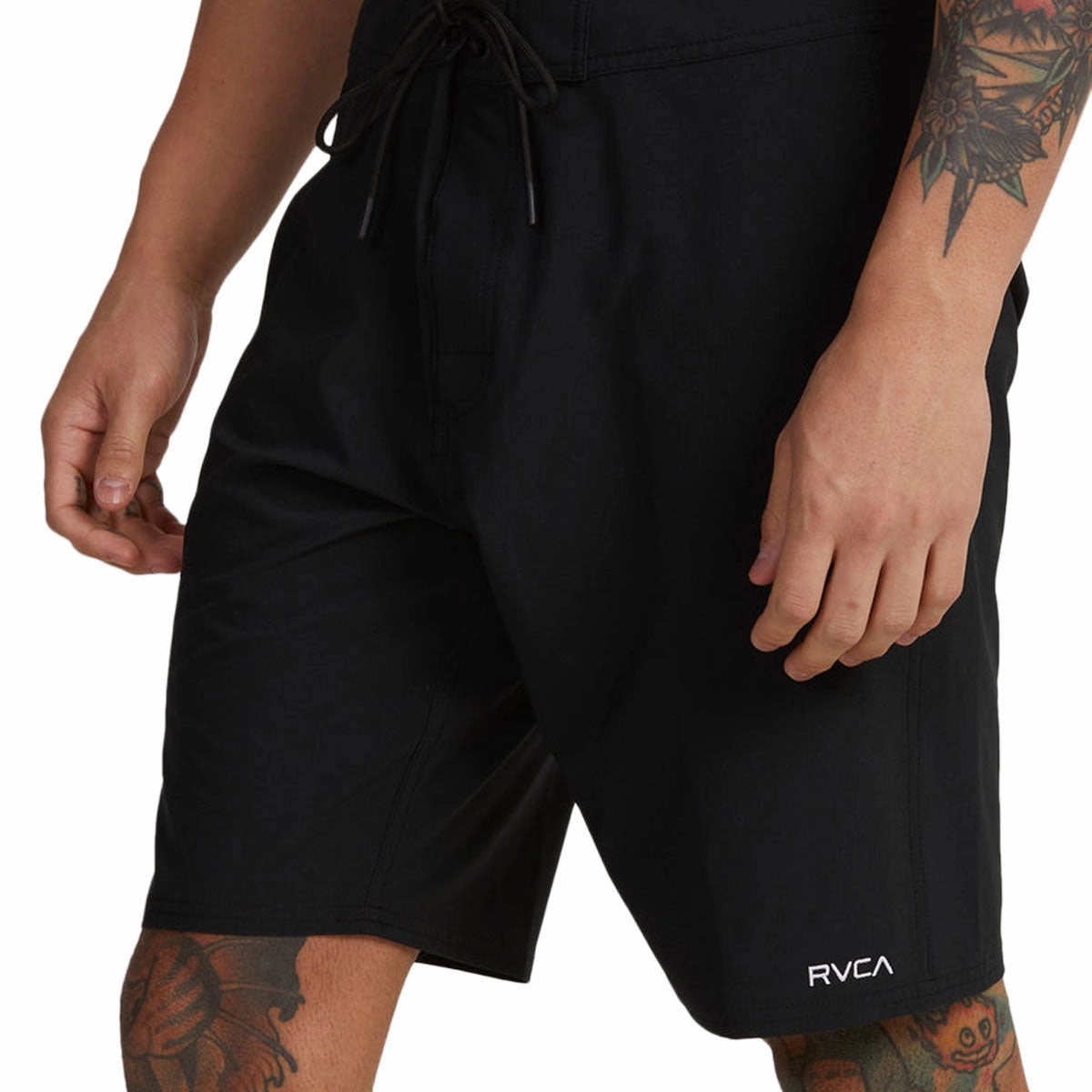 Flexible Performance Wear RVCA VA Solid Boardshorts - New Black