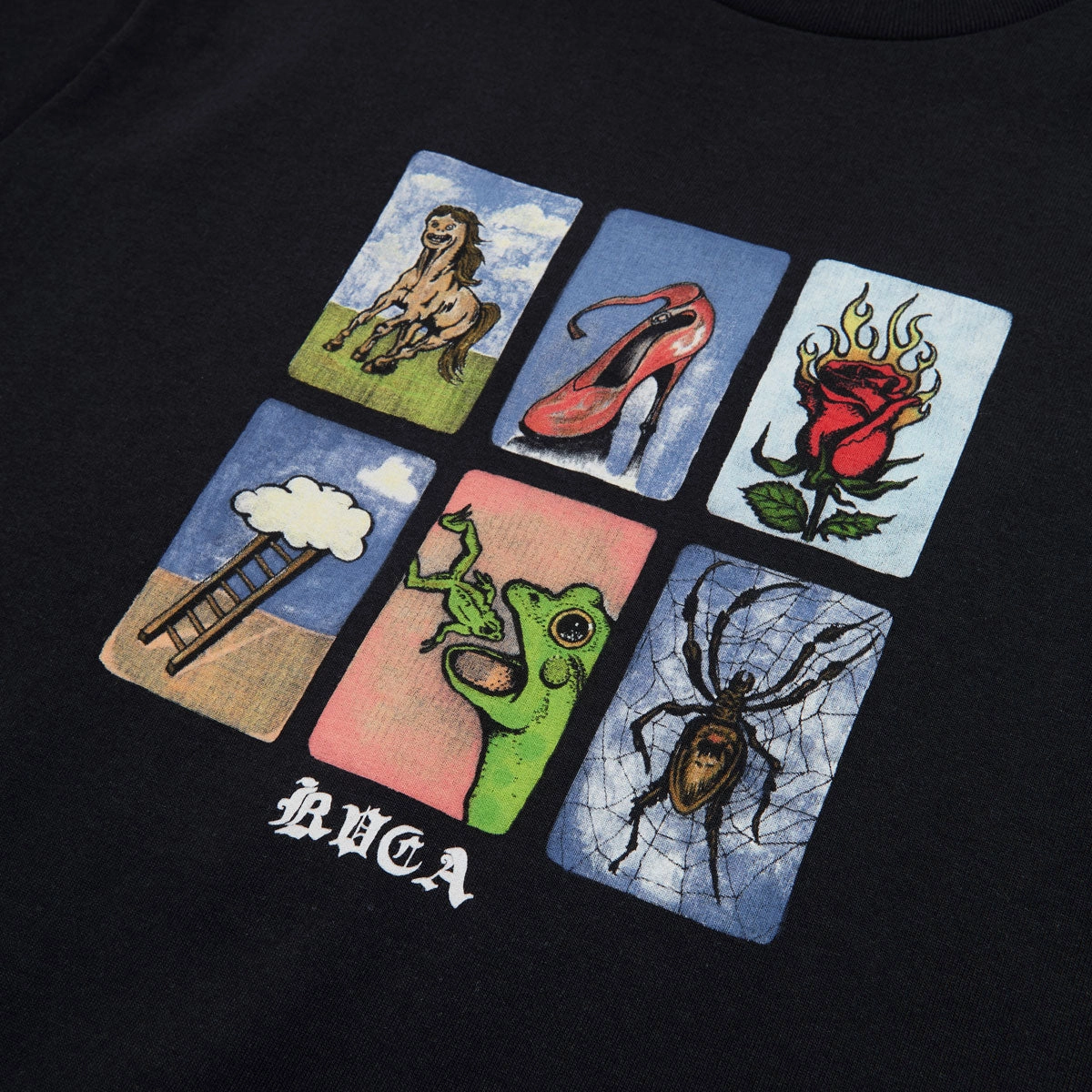 spandex blend RVCA x KSL T-Shirt - Black