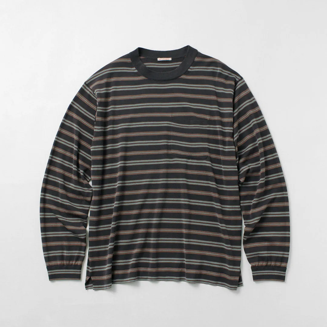 Anti Static Treatment Layered Sleeve RYE TENDER / Cap Long T-shirt
