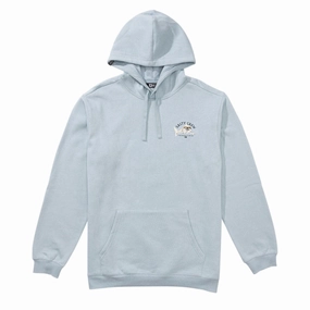 Winter Day Salty Crew Lurking Fleece Hoodie - Blue Fog