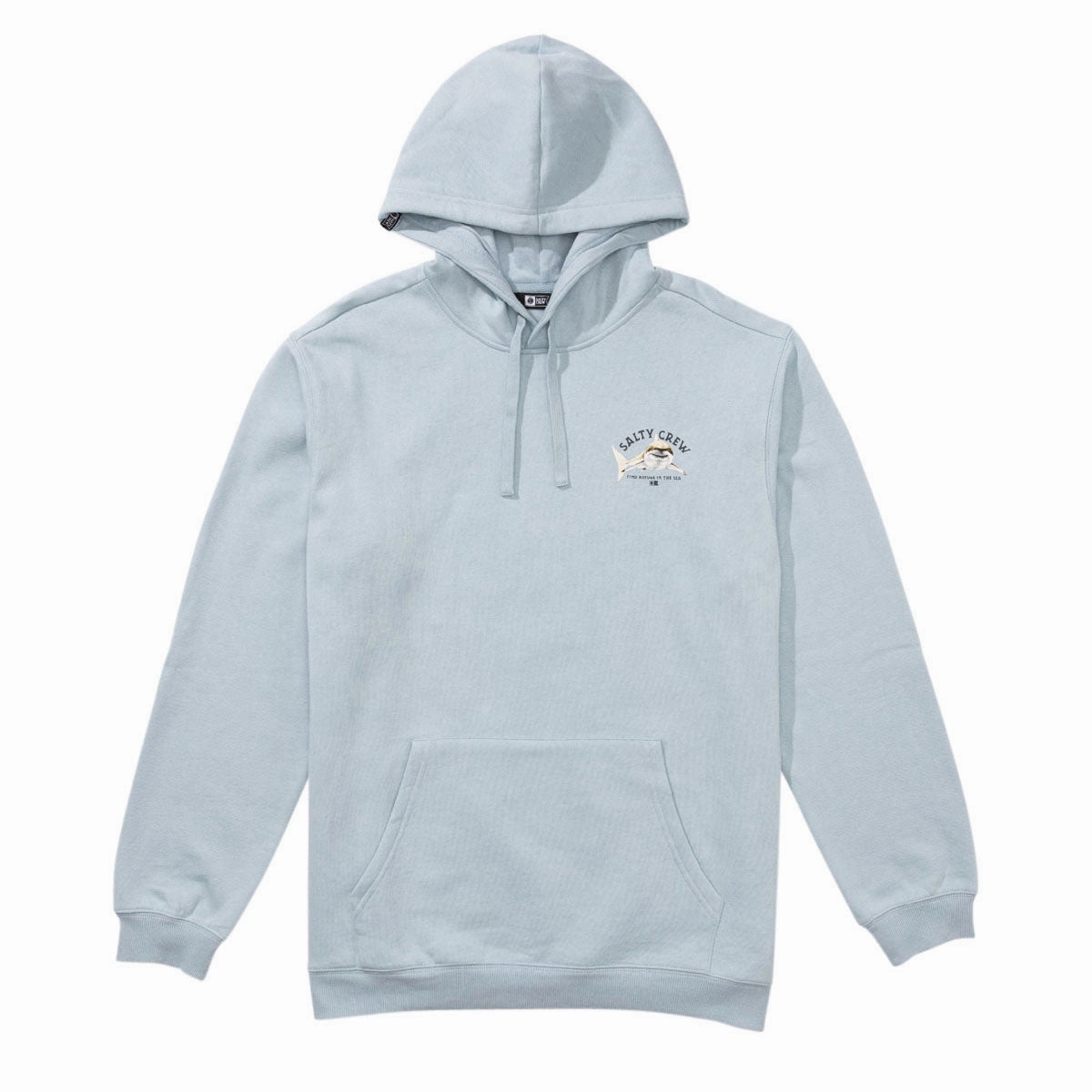 Winter Day Salty Crew Lurking Fleece Hoodie - Blue Fog