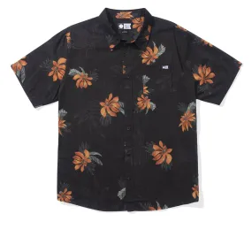 Sporty Look Comfortable Wear Salty Crew Bloomin Shirt - Black