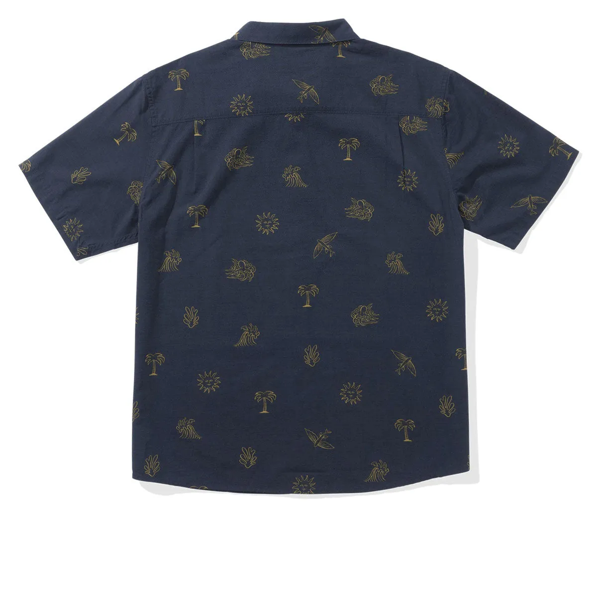 Salty Crew Good Vibes Shirt - Navy Short Sleeve
