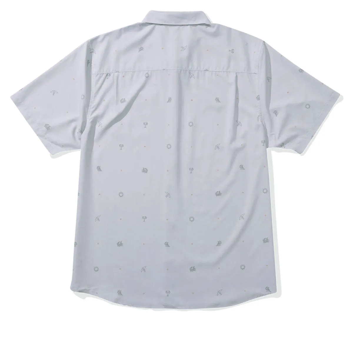 Salty Crew Micro Vibes Tech Woven Shirt - Light Grey Unisex Choice