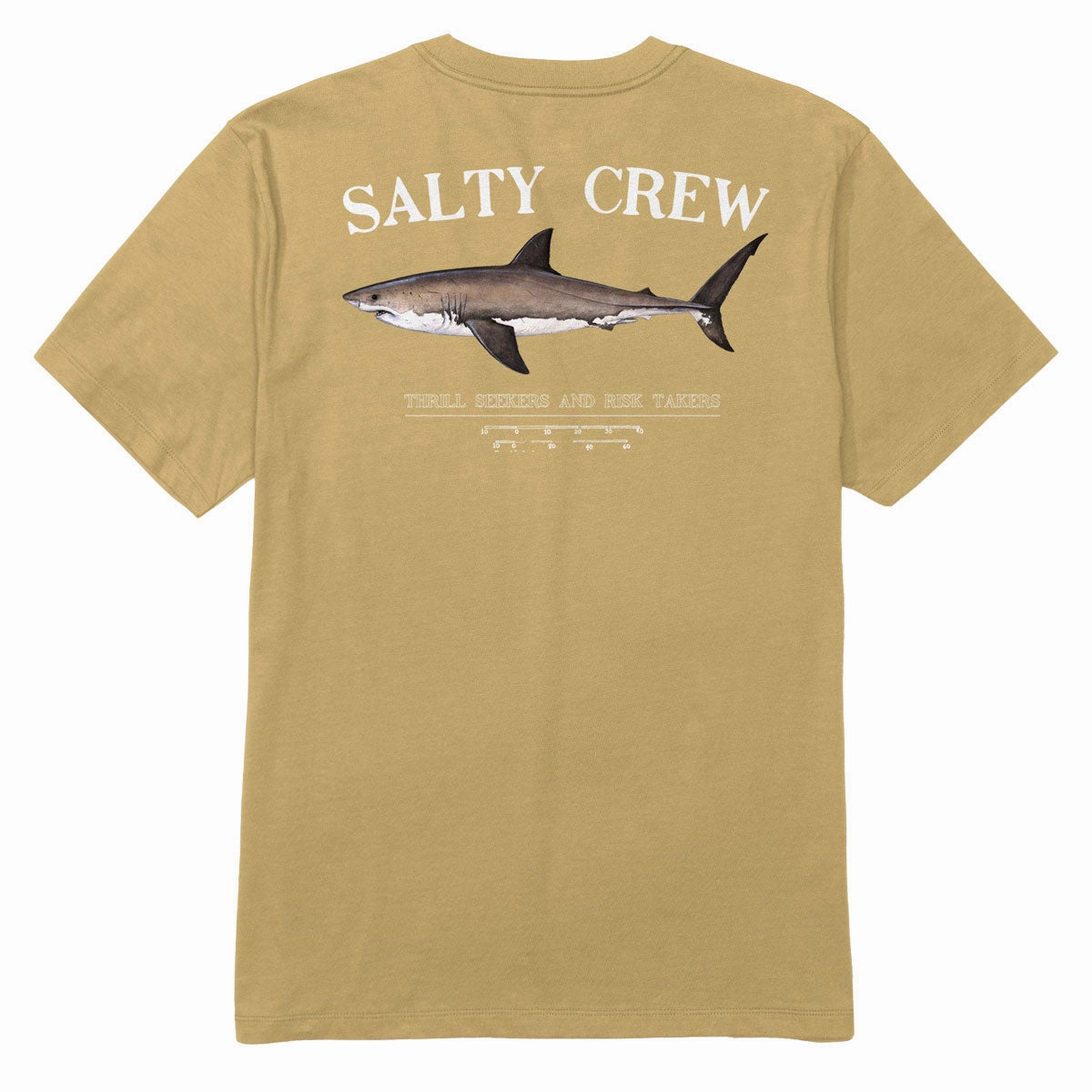 Boat Neck Oversized Silhouette Salty Crew Bruce T-Shirt - Mineral Yellow