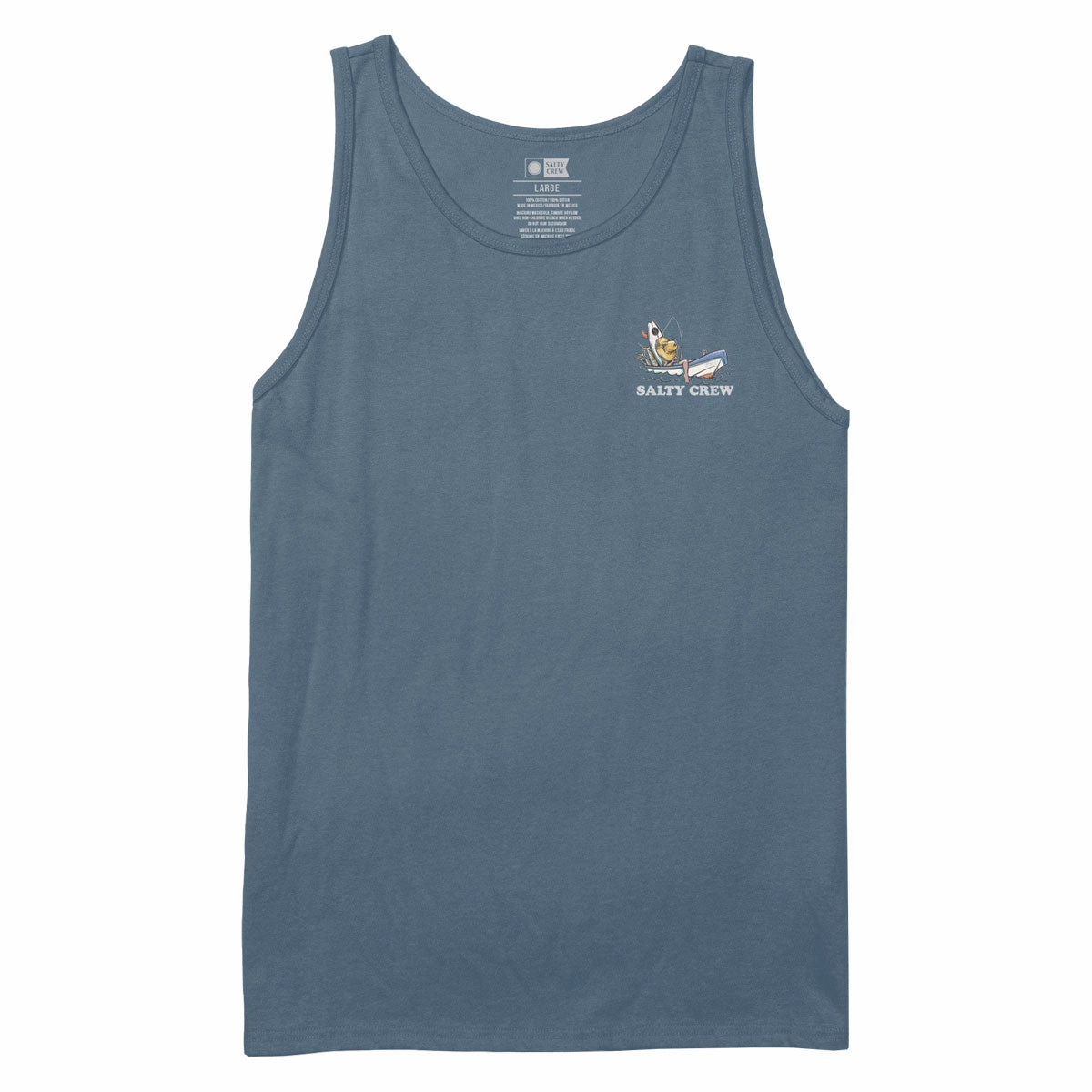 mixture Salty Crew Down Time Tank Top - Slate