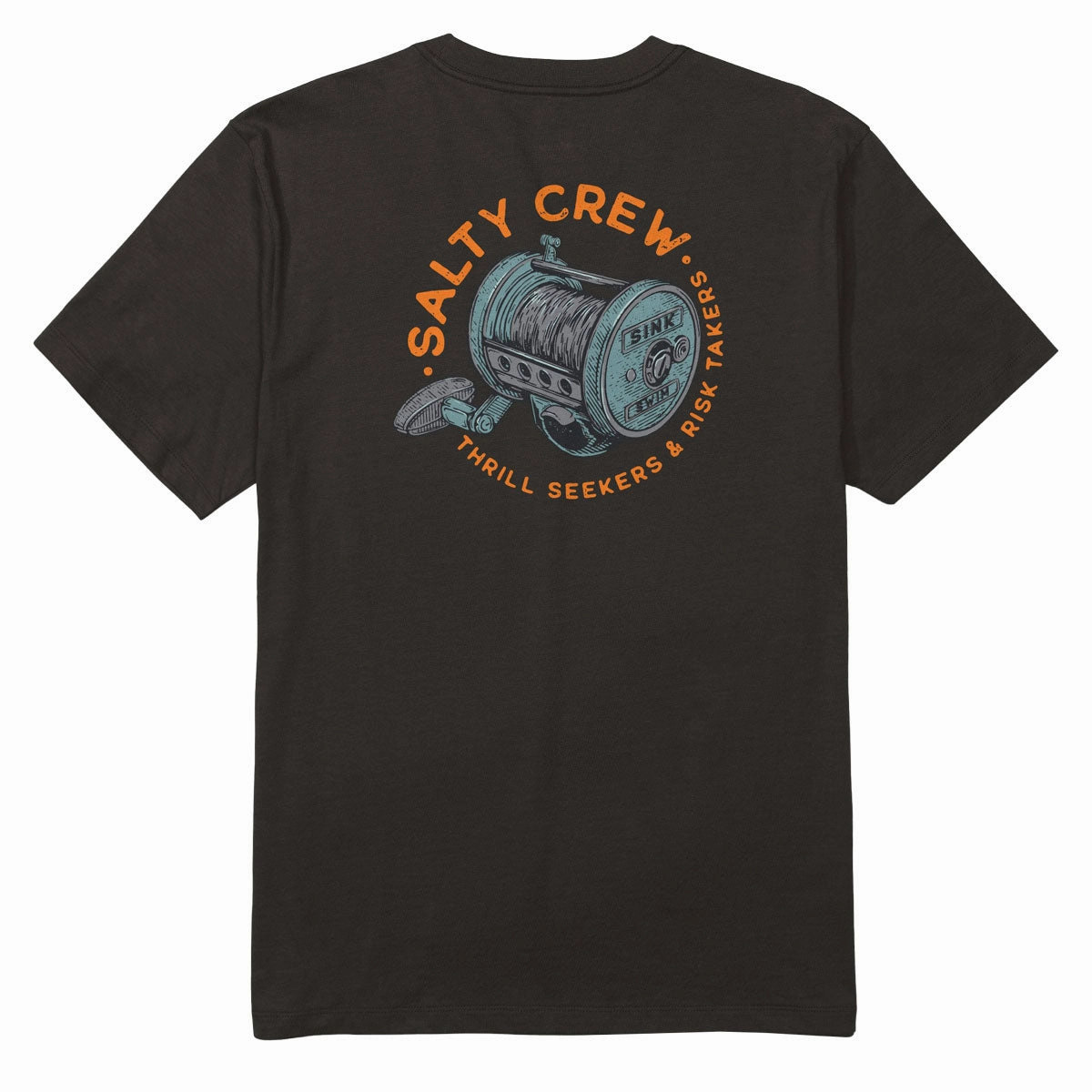 Salty Crew Reel Good T-Shirt - Black Minimalist fashion