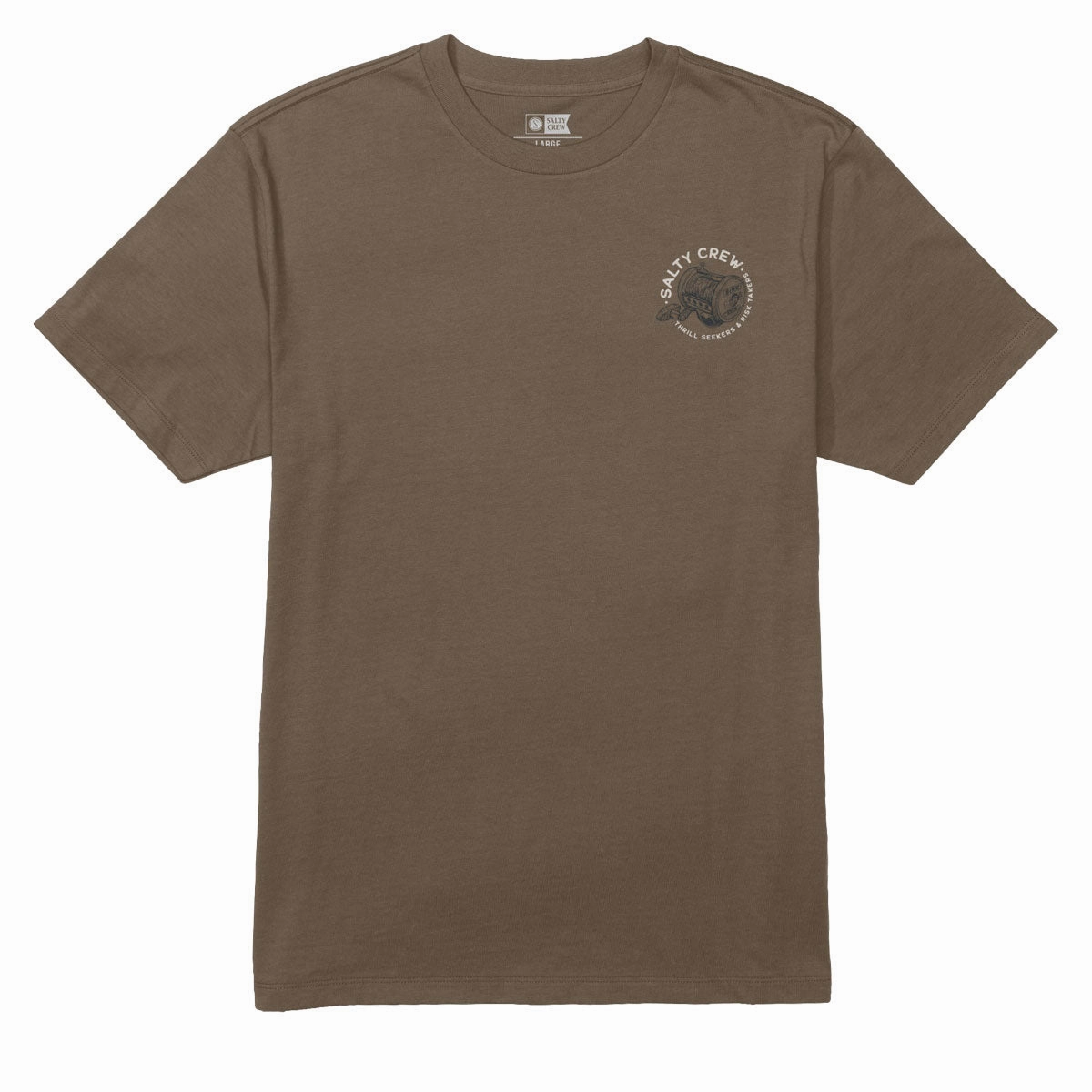 Salty Crew Reel Good T-Shirt - Teak Fashion and Comfort