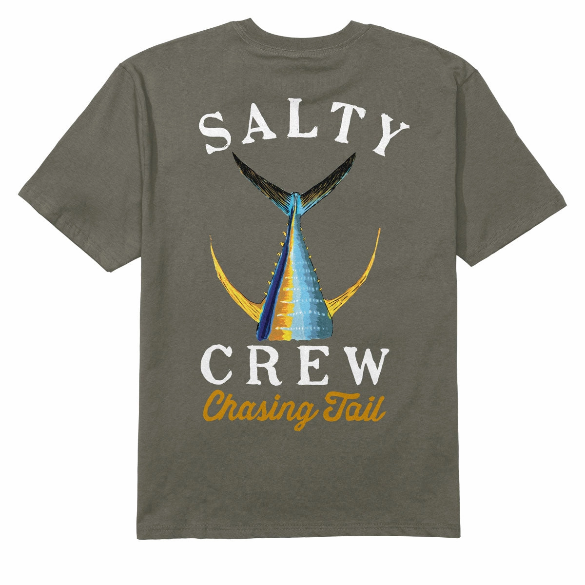 Camping attire Timeless Comfort Wear Salty Crew Tailed Classic T-Shirt - Dusty Olive