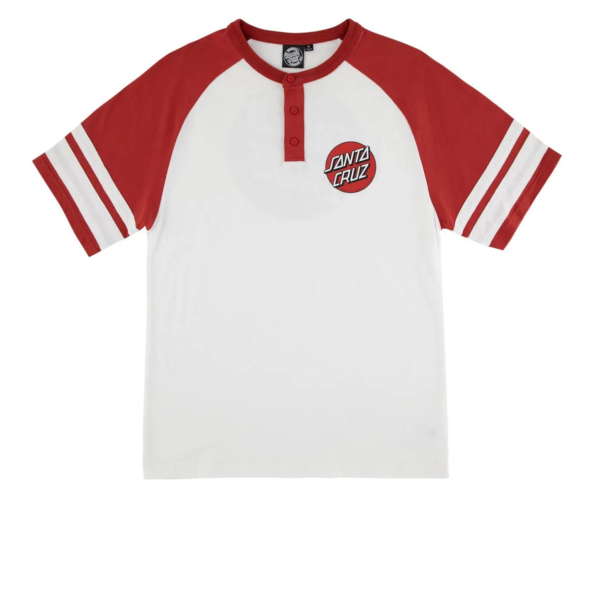 Holiday Special Earthy Palette Santa Cruz Bond Henley Shirt - White/Red