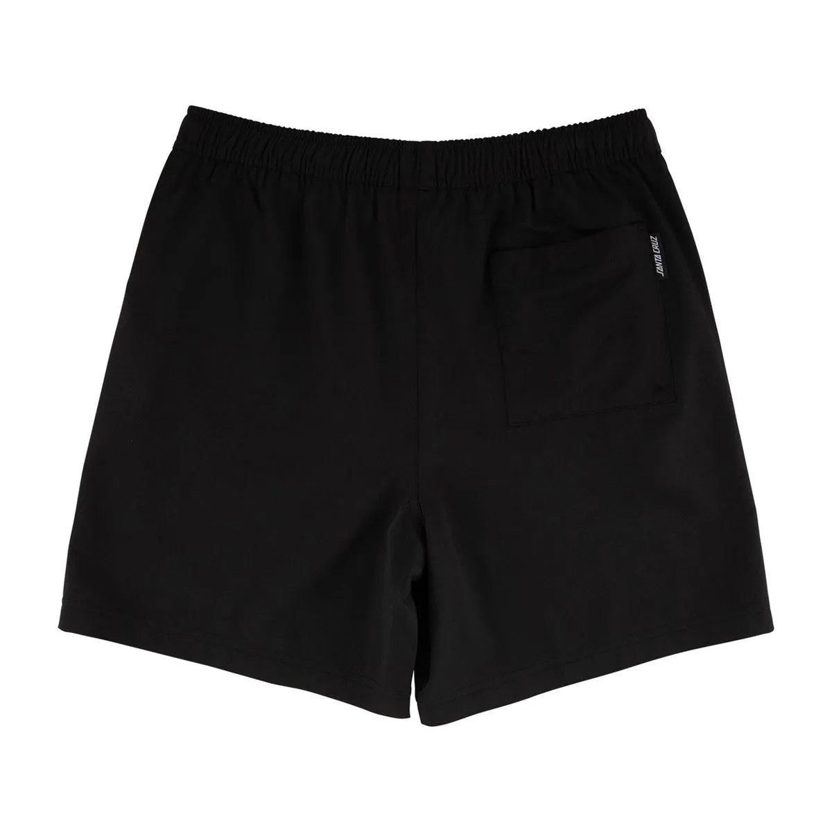 Santa Cruz Dot Pull On Boardshorts - Black Printed design