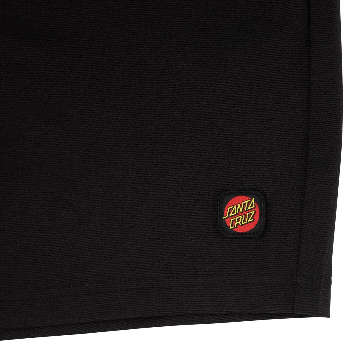 Santa Cruz Dot Pull On Boardshorts - Black Tapered Leg Design Chic Look