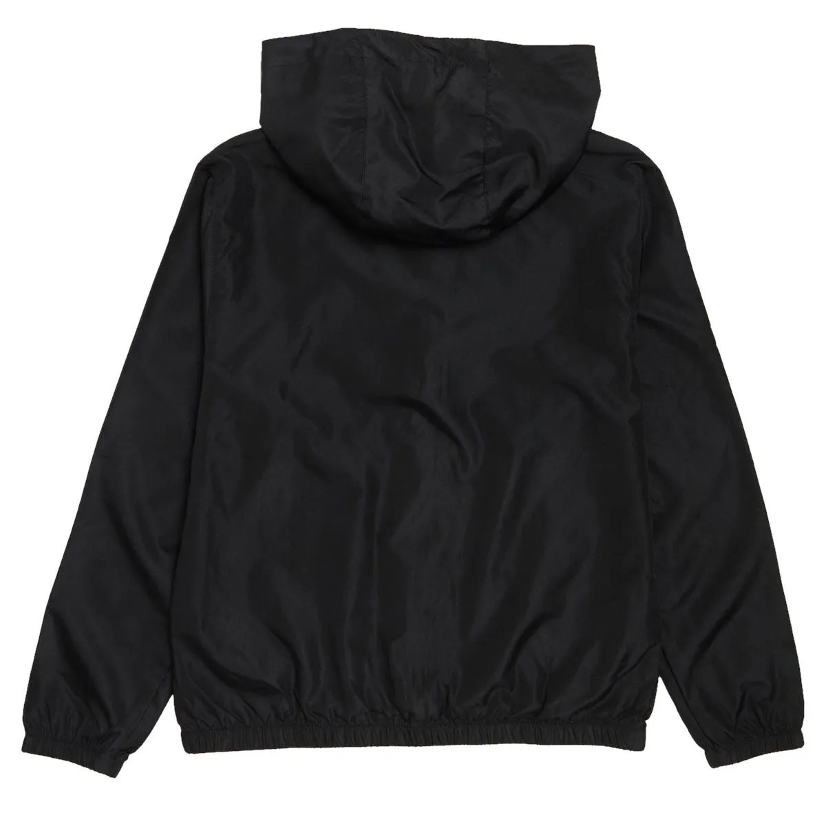 UV Block Flexible Daily Fit Santa Cruz Youth Opus Dot Chest Hooded Windbreaker Jacket - Black