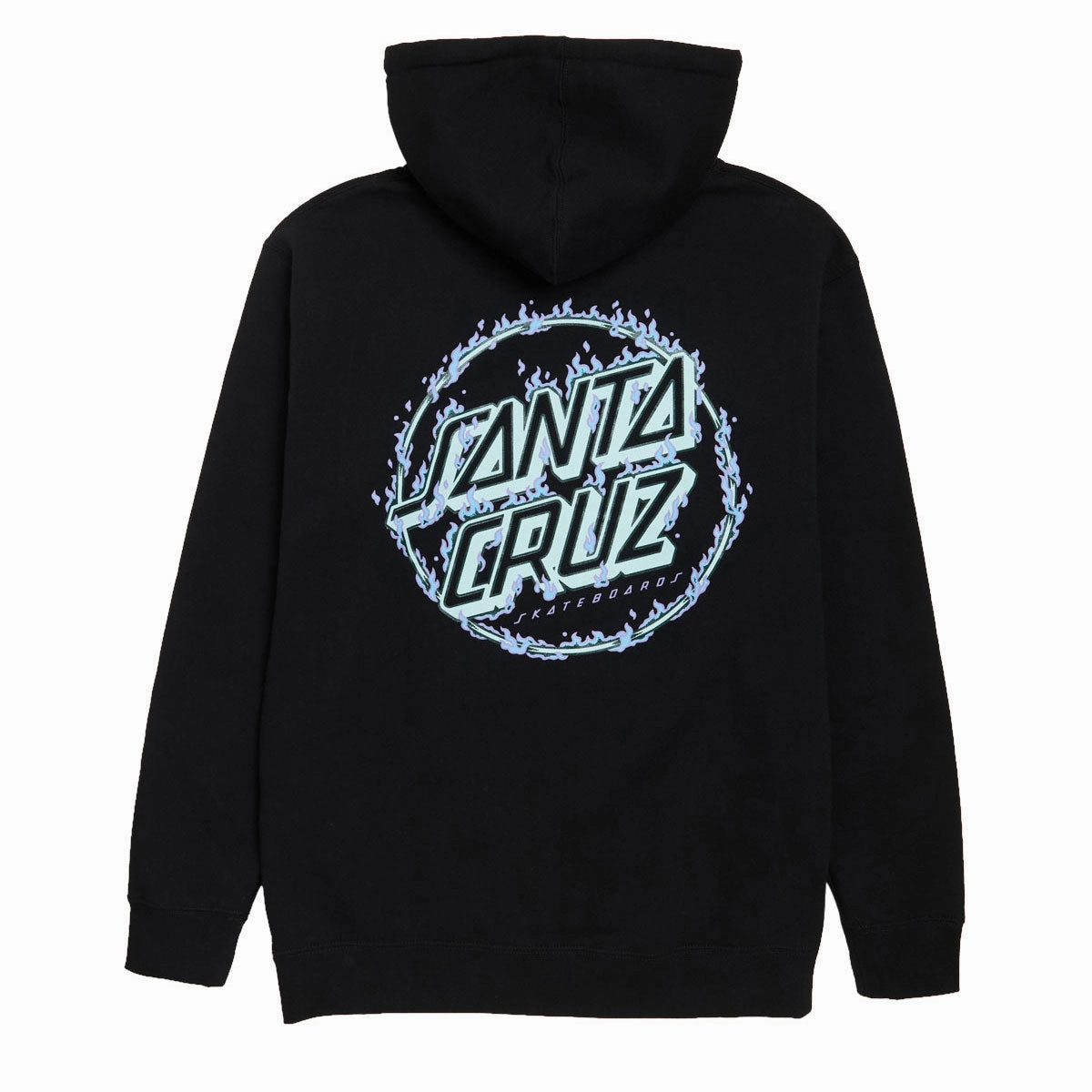 Holiday Wear Santa Cruz Burnt Opus Oversized Hoodie - Black
