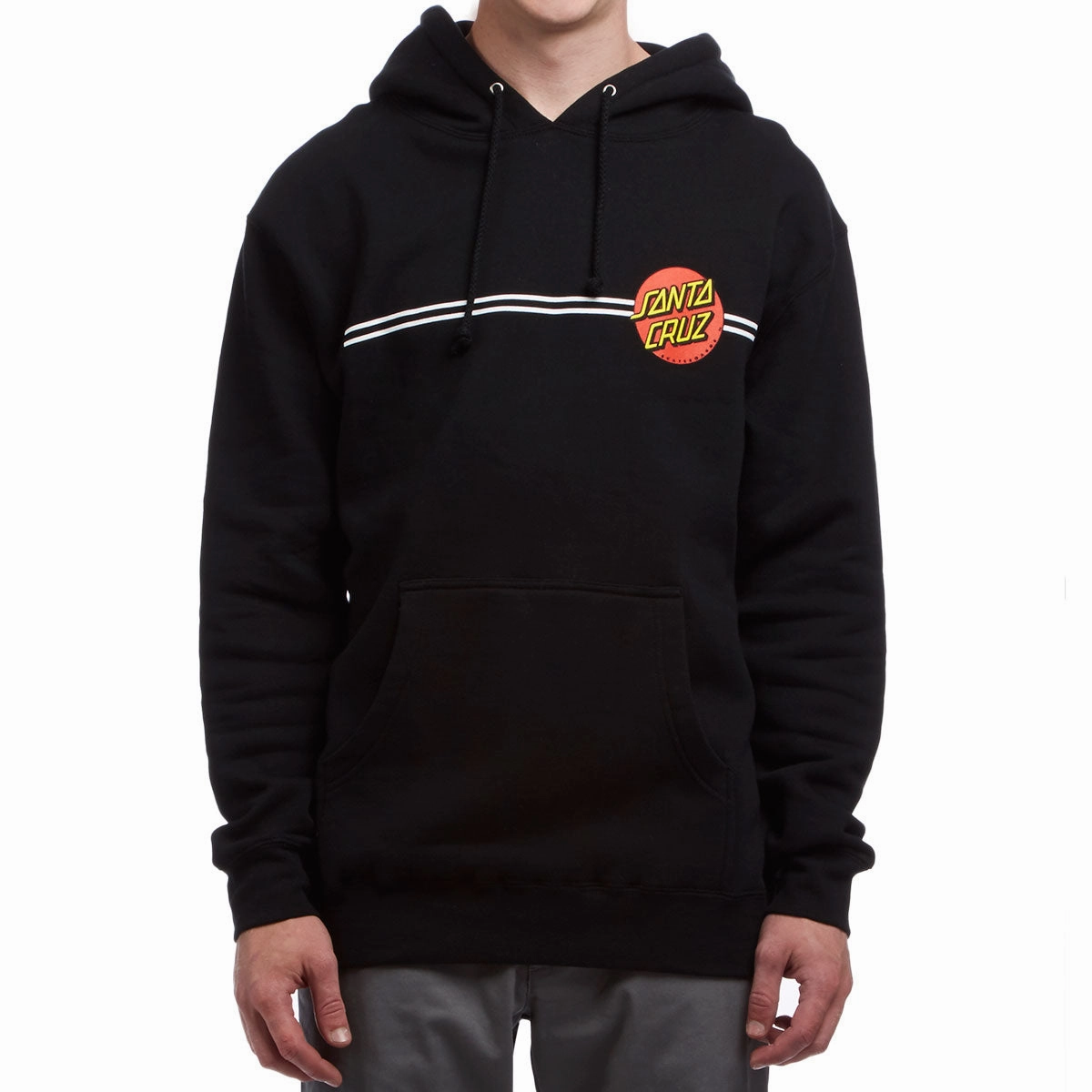 All Weather Wear Santa Cruz Classic Dot Hoodie - Black