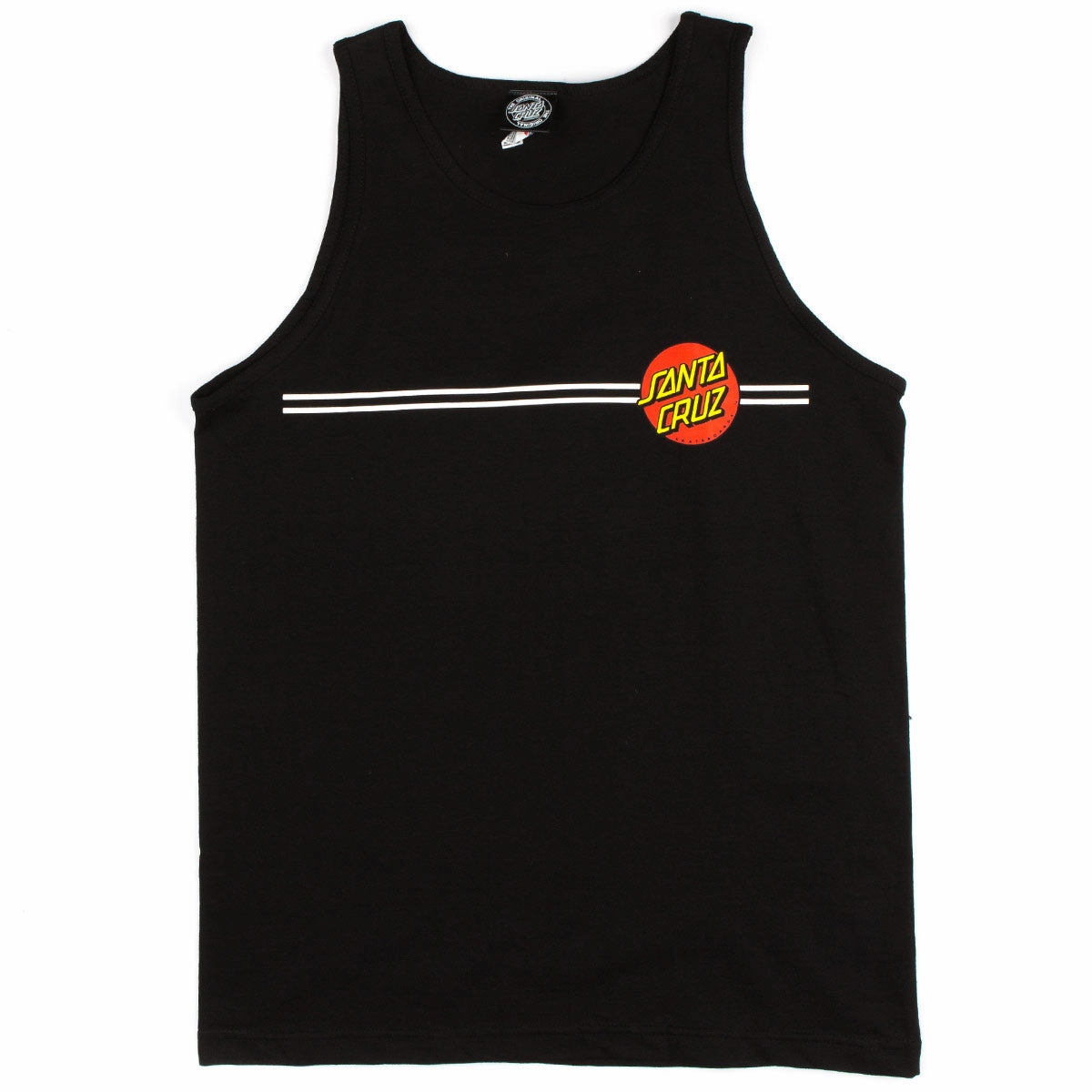 Santa Cruz Classic Dot Tank Top - Black acclaim Opacity