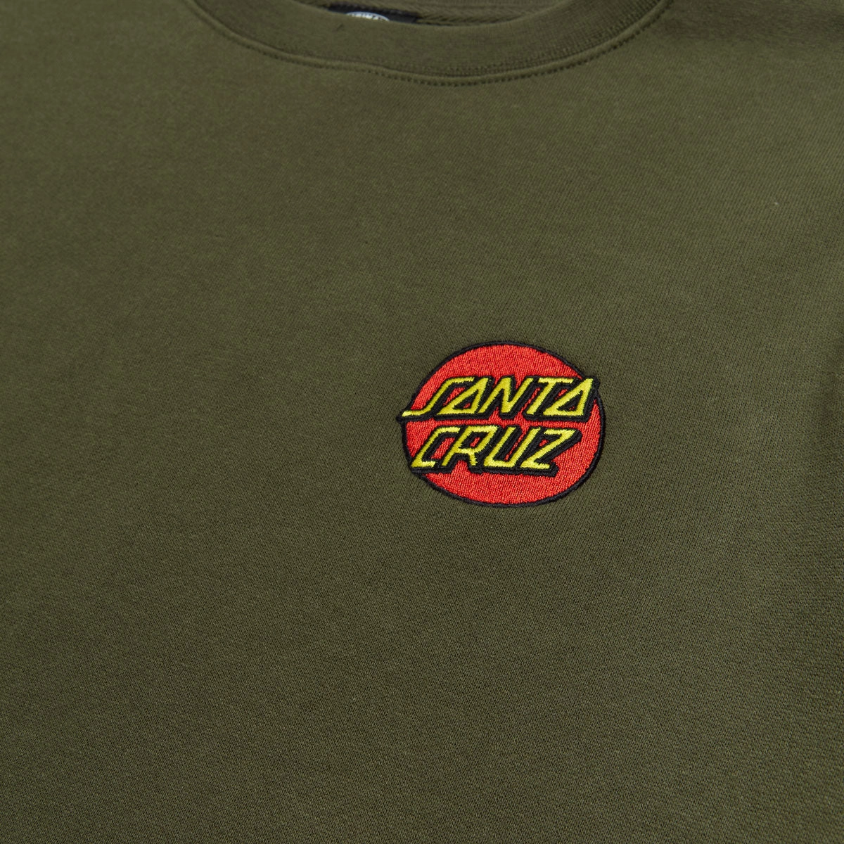 Santa Cruz Cruz Embroidered Sweatshirt - Army Denim Look