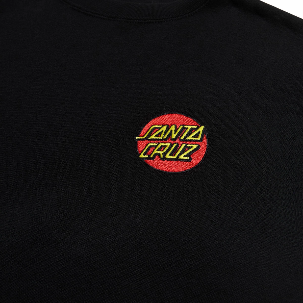 Themed wear Santa Cruz Cruz Embroidered Sweatshirt - Black