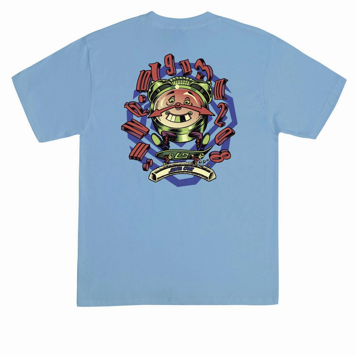 Seamless Edging Santa Cruz Grabke All Around T-Shirt - Stone Blue