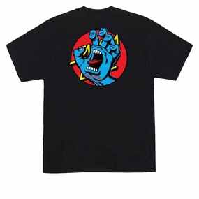 Santa Cruz Hand Dot T-Shirt - Black Easy Look