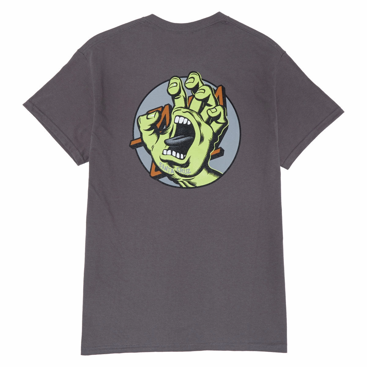 Comfortable And Versatile Santa Cruz Hand Dot T-Shirt - Charcoal