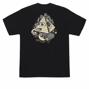 Santa Cruz Knibbs Invasion Hand T-Shirt - Black oversized but not shapeless Outdoor Trend Look