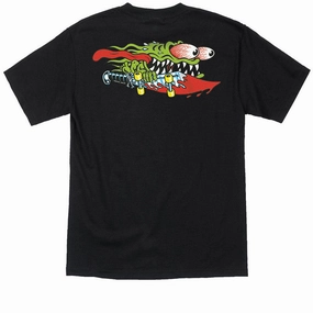 All-Season Comfort Comfy Comfort Santa Cruz Meek Slasher T-Shirt - Black