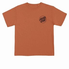 Santa Cruz Opus Dot T-Shirt - Texas Orange/Black Wrinkle Resistant Cloth