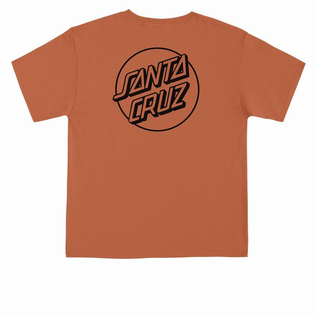 Santa Cruz Opus Dot T-Shirt - Texas Orange/Black Comfortable Touch Weekend Style