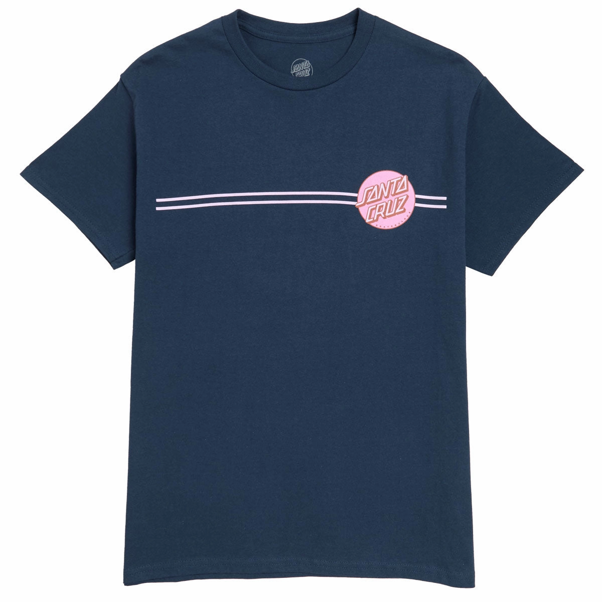 Tight Fit Santa Cruz Other Dot T-Shirt - Dusk Blue/Gum